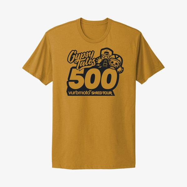 Gypsy 500 Vintage Gold Tee (20 Entries x 50 Bonus Multiplier = 1000 Total Entries)