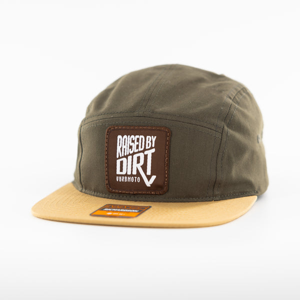 Raised By Dirt 5-Panel Hat - Loden / Biscuit (350 Entries)