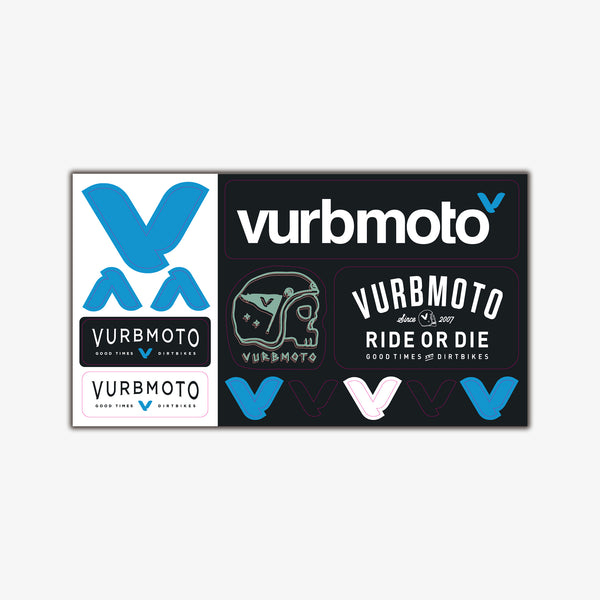 Vurbmoto Vinyl Sticker Sheet